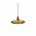 Beat Wide Pendant Light - Brass