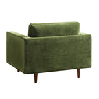 Henrietta Armchair, Moss Green Velvet