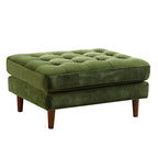 Henrietta Ottoman, Moss Green Velvet