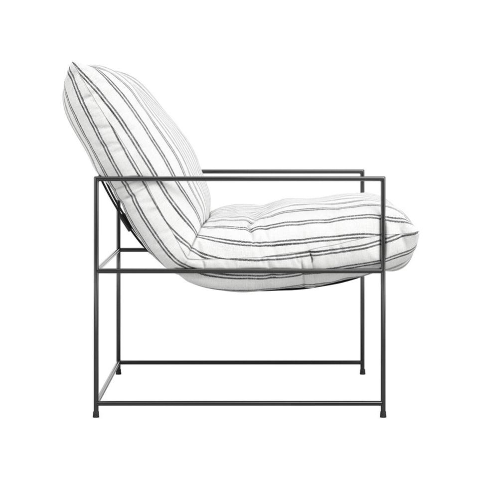 Brooklyn Stripe Chair - Chalk