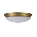 Lighting Brompton 1 Light Flush Mount Light - Brushed Brass | Outlet