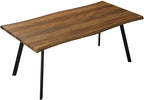 Kenora Wood Effect 180 cm Dining Table with Curved Edges 6 Seater