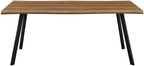 Kenora Wood Effect 180 cm Dining Table with Curved Edges 6 Seater