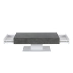 Goswell Concrete Effect Coffee Table with Double Drawers