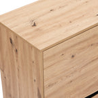 Weston Oak Effect 4 door Cabinet