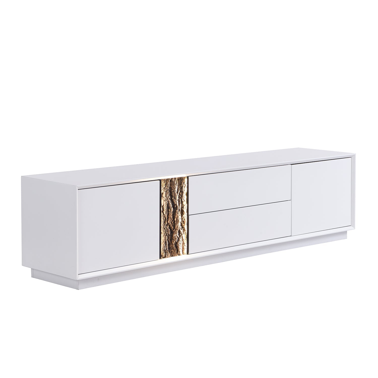 Glen Tree Bark Extra Wide LED TV Unit