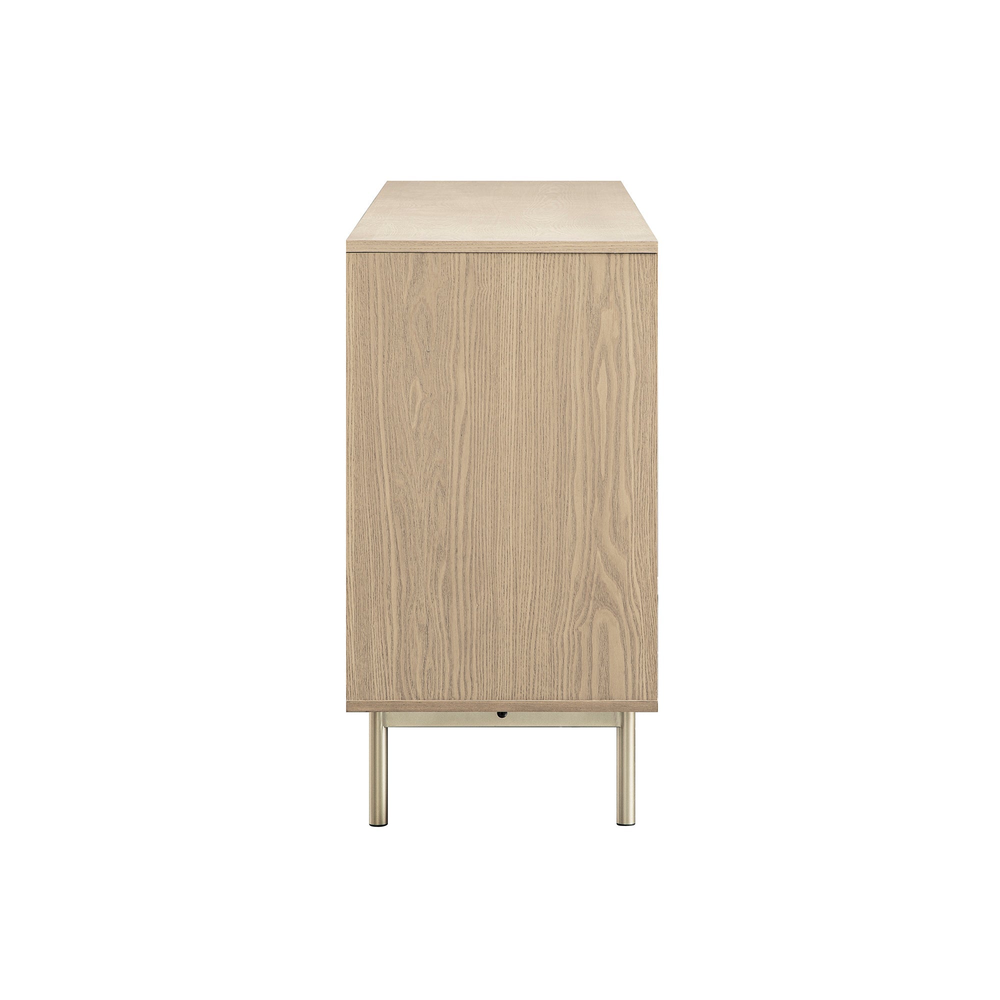 Richmond Ridged Large Sideboard, Light Ash