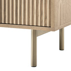 Richmond Ridged Large Sideboard, Light Ash