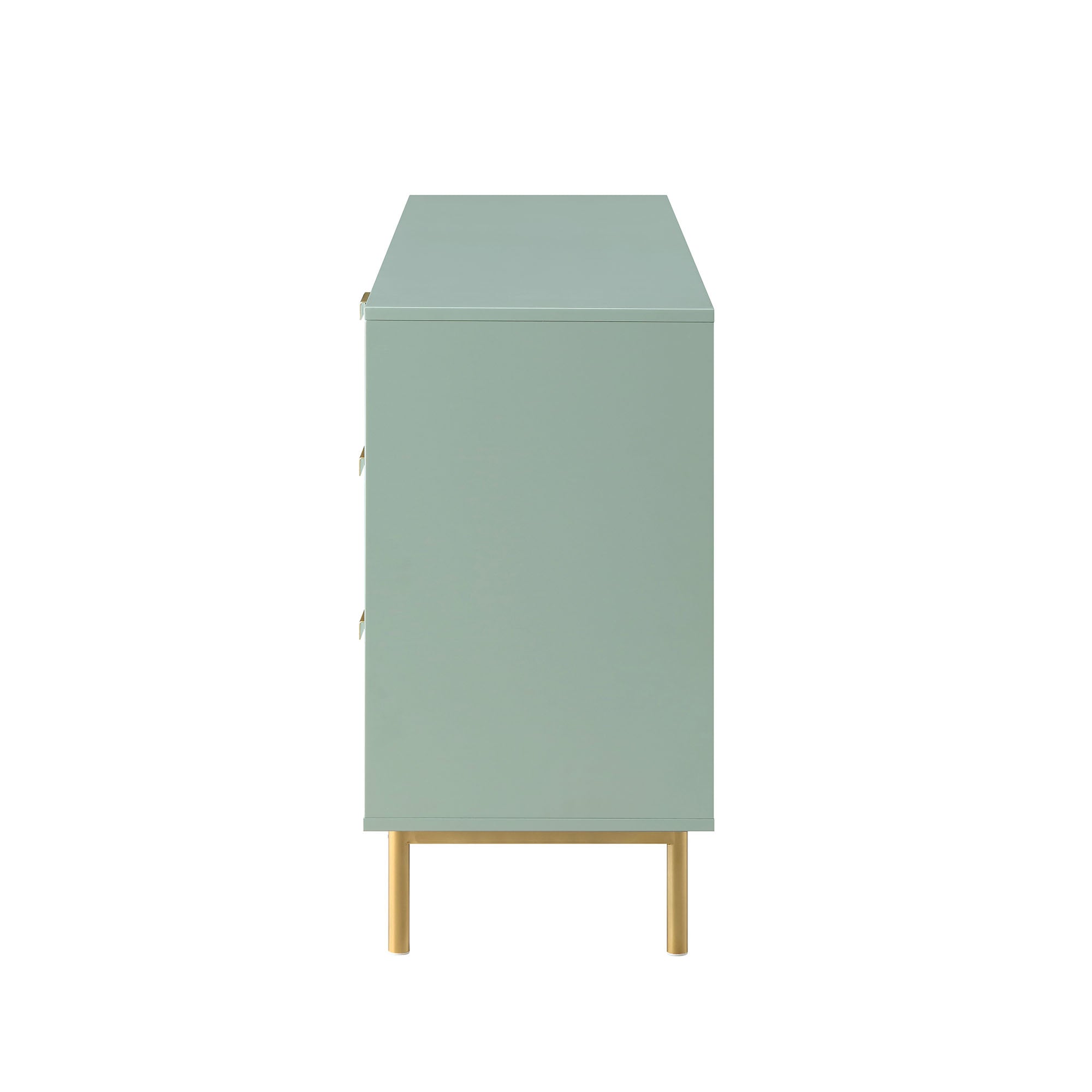 Richmond Ridged Large Sideboard, Matte Sage Green
