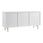 Richmond Ridged Large Sideboard, Matte White