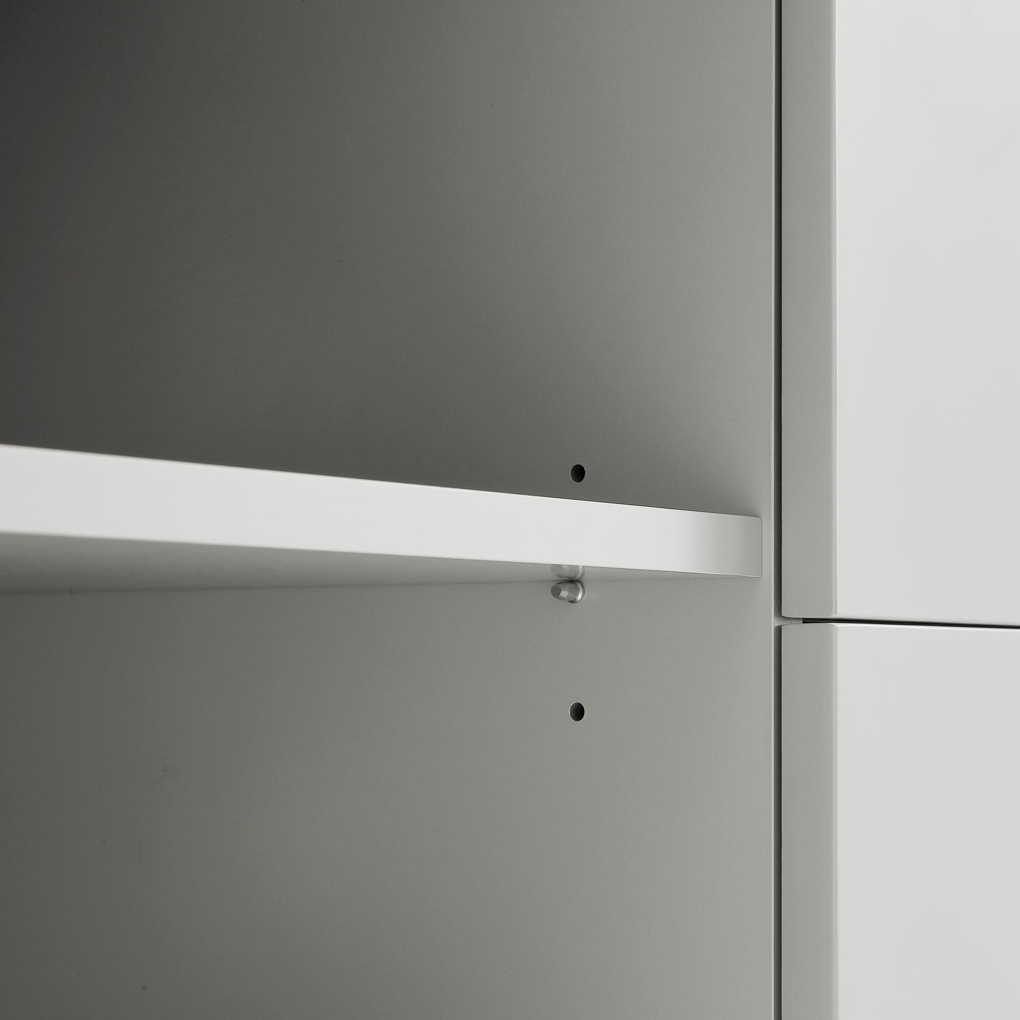 Agnes Curved Edge 150cm Wide TV Unit, Dove Grey with Oak Top