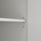 Agnes Curved Edge 150cm Wide Sideboard, Dove Grey with Oak Top