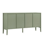 Henley Scalloped Edge 150cm Wide Sideboard, Sage Green