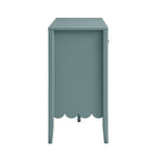 Henley Scalloped Edge 150cm Wide Sideboard, Blue Spruce