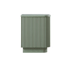 Maru 2-Drawer Bedside Table, Sage Green