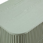 Maru 2-Drawer Bedside Table, Sage Green