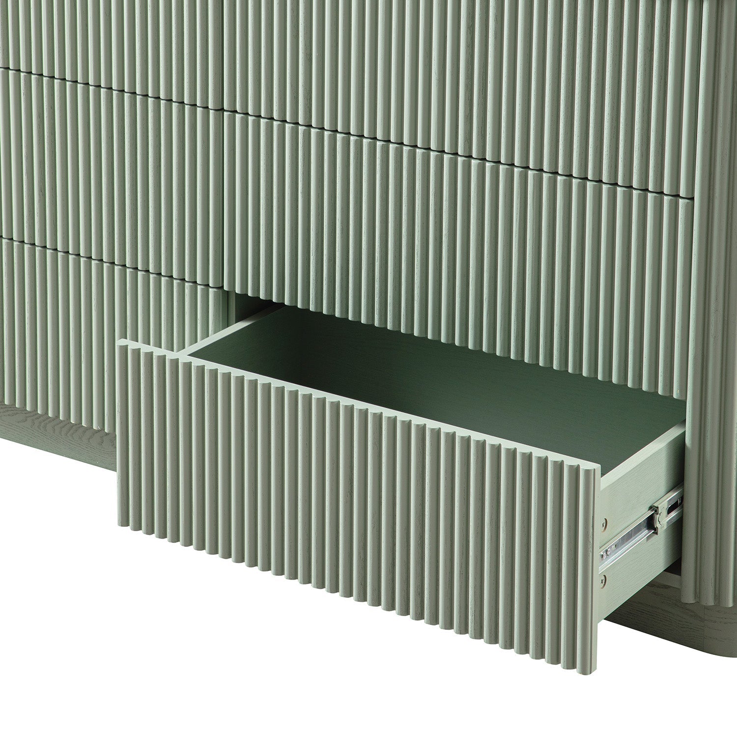 Maru Chest of 6 Drawers, Sage Green