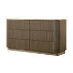 Maru Chest of 6 Drawers, Silver Oak