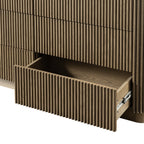 Maru Chest of 6 Drawers, Silver Oak