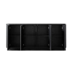 Maru Large 4-Door Sideboard, Black