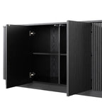 Maru Large 4-Door Sideboard, Black