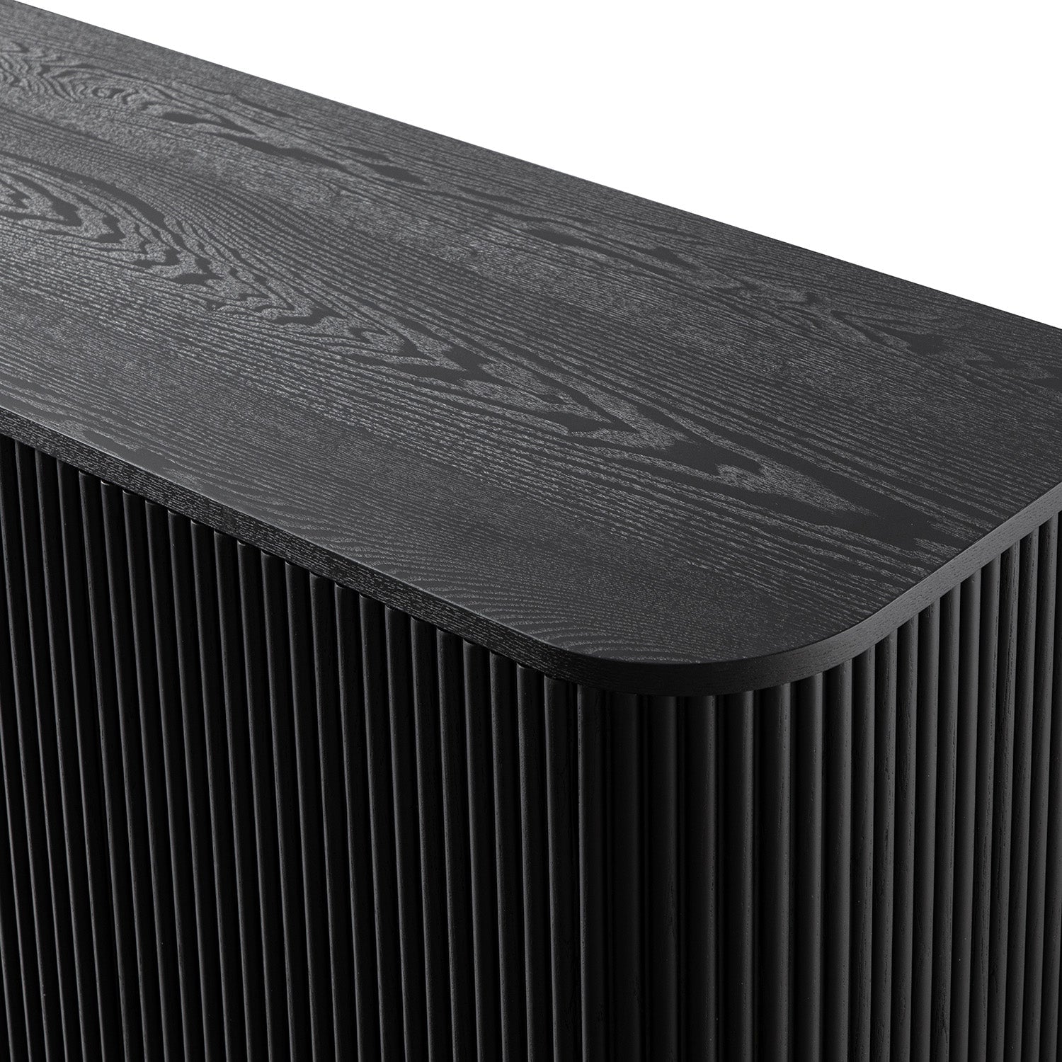 Maru Large 4-Door Sideboard, Black