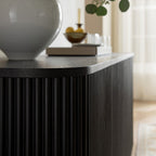 Maru Large 4-Door Sideboard, Black