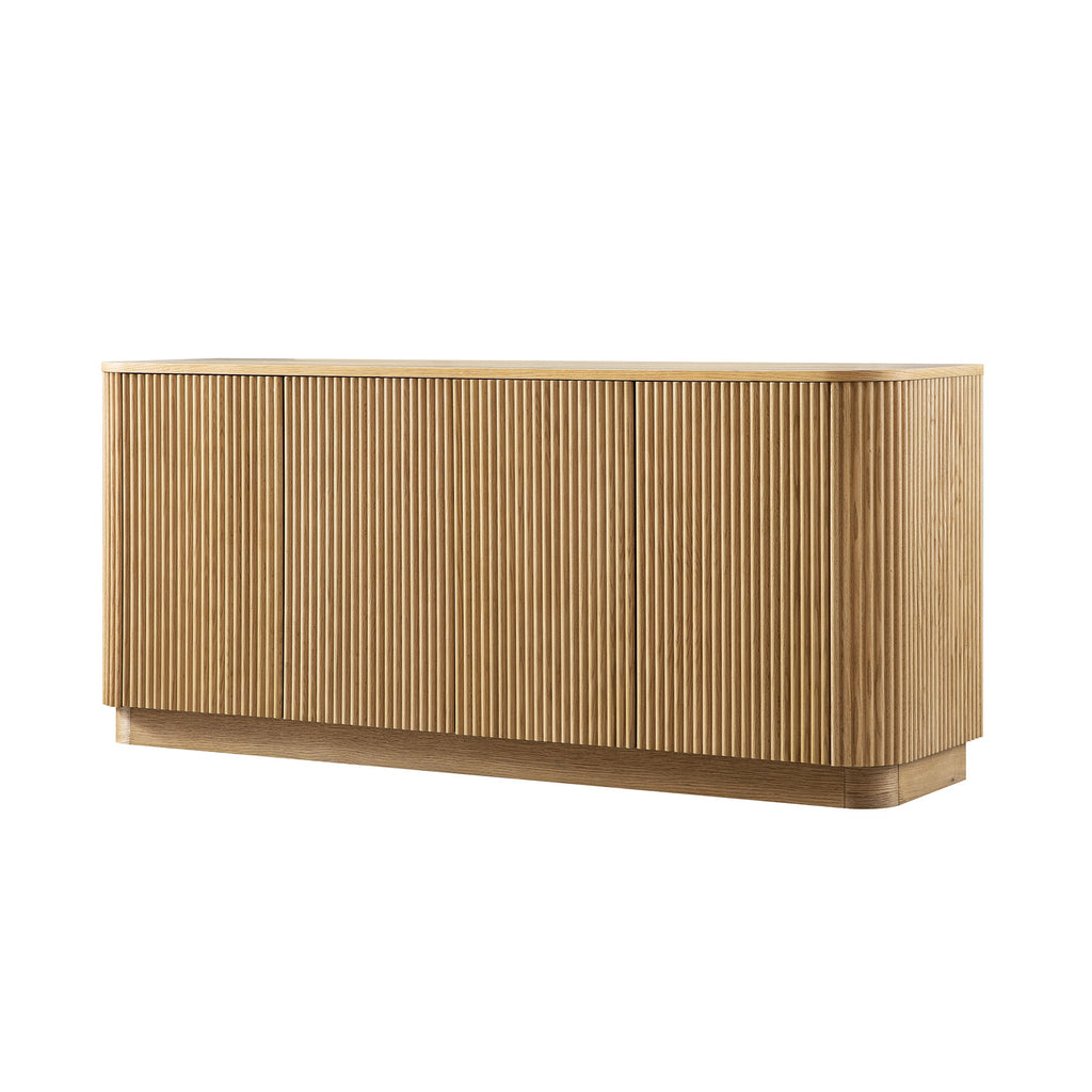 Maru Large 4-Door Sideboard, Oak