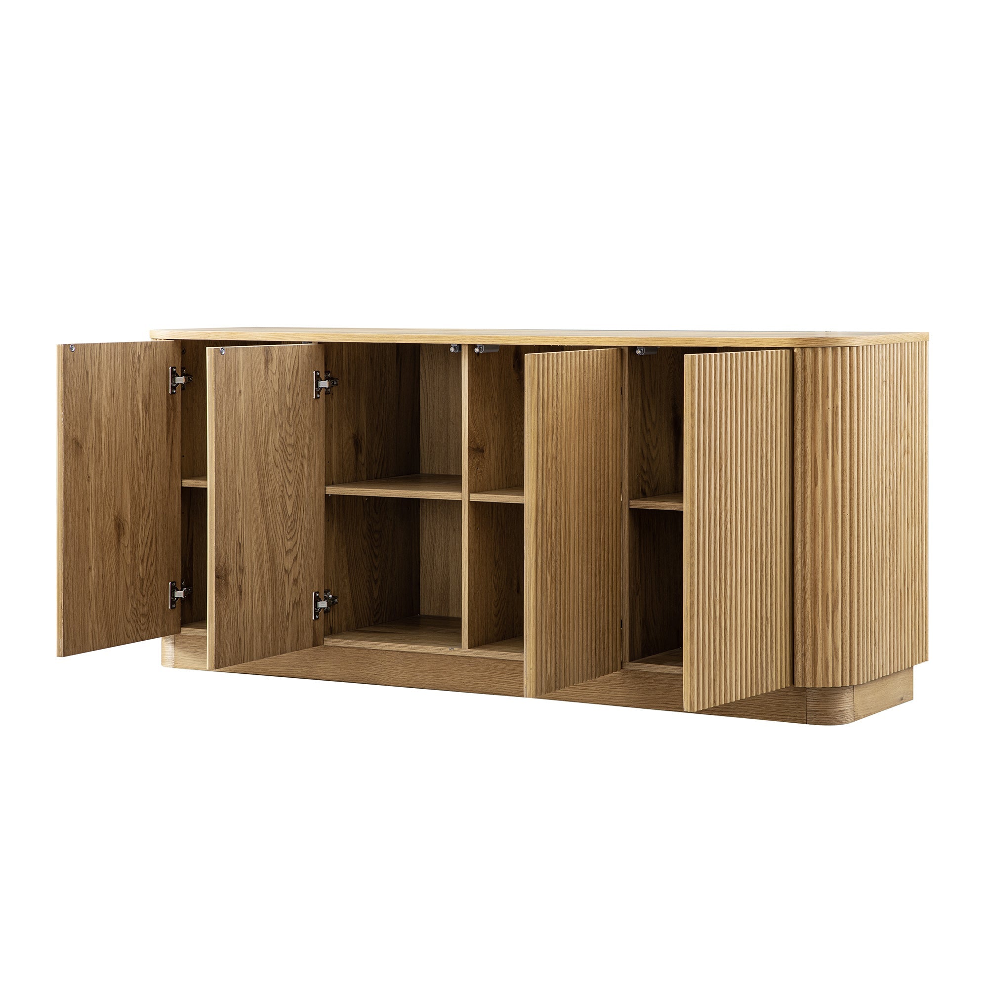 Maru Large 4-Door Sideboard, Oak