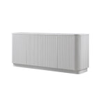 Maru Large 4-Door Sideboard, Washed White