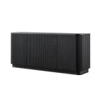 Maru Large 2-Door Sideboard with Drawers, Black