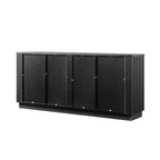 Maru Large 2-Door Sideboard with Drawers, Black