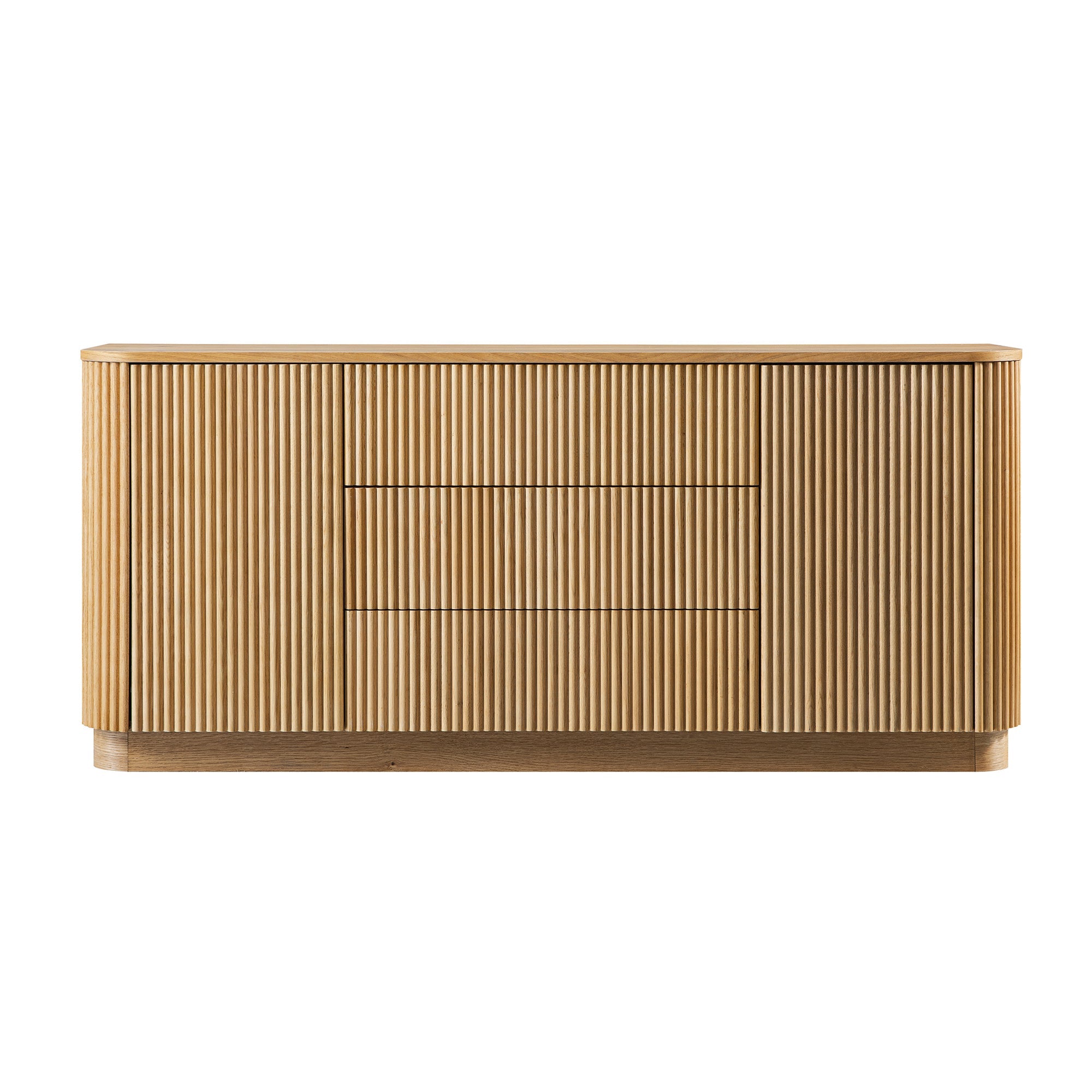 Maru Large 2-Door Sideboard with Drawers, Oak
