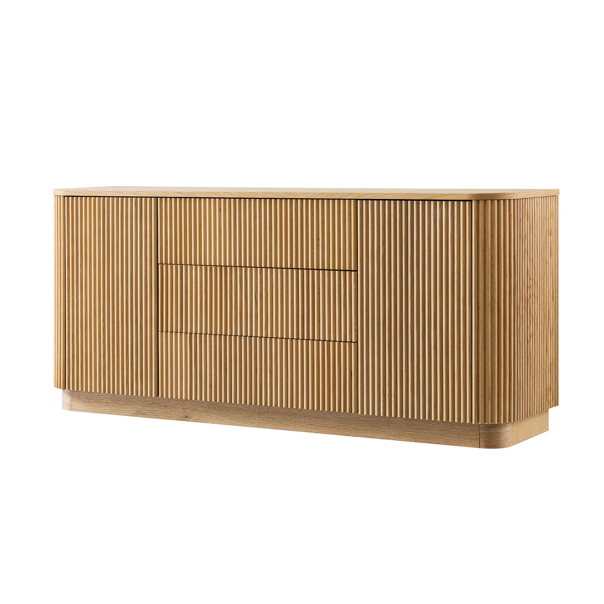 Maru Large 2-Door Sideboard with Drawers, Oak