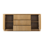 Maru Large 2-Door Sideboard with Drawers, Oak