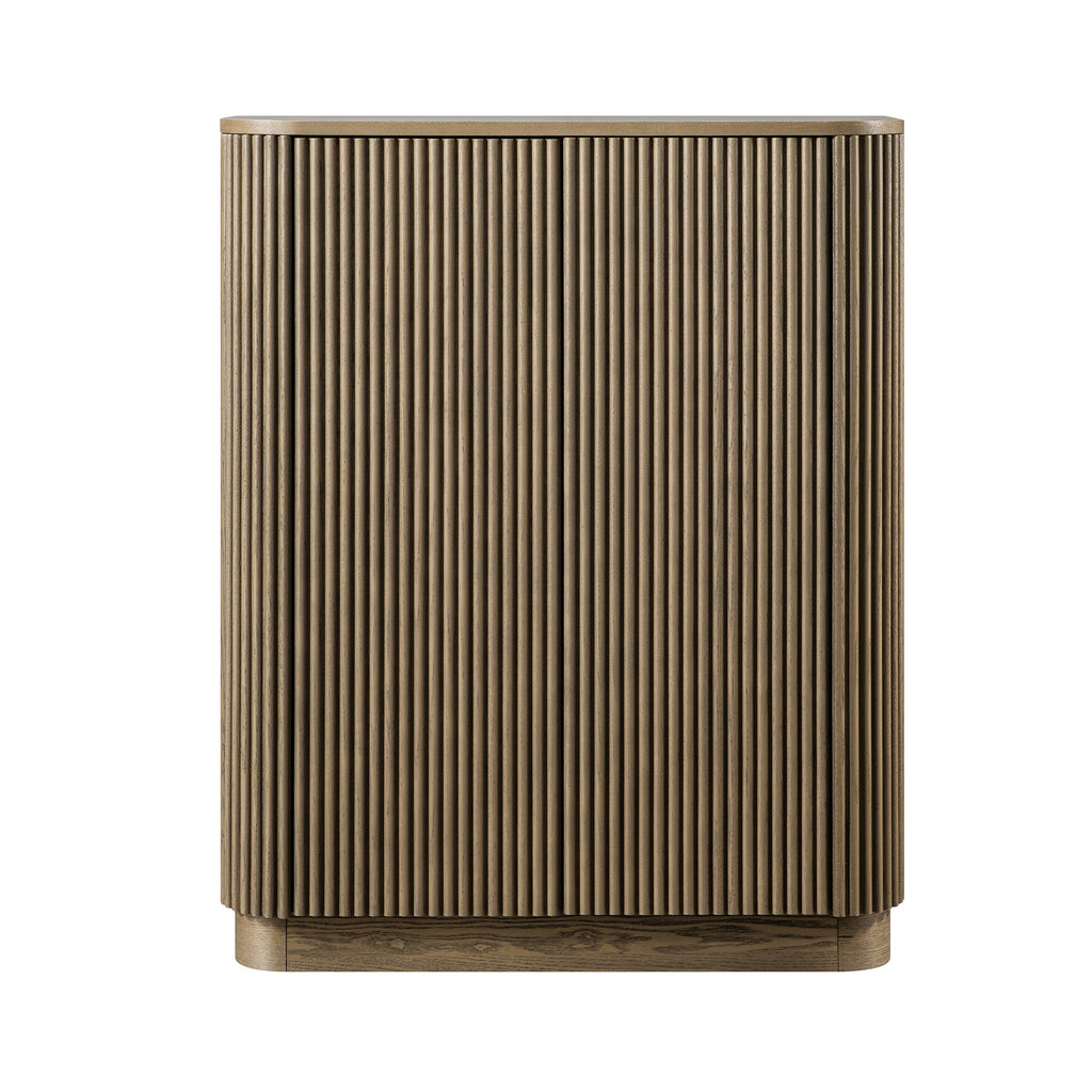 Maru Tall Cabinet, Silver Oak