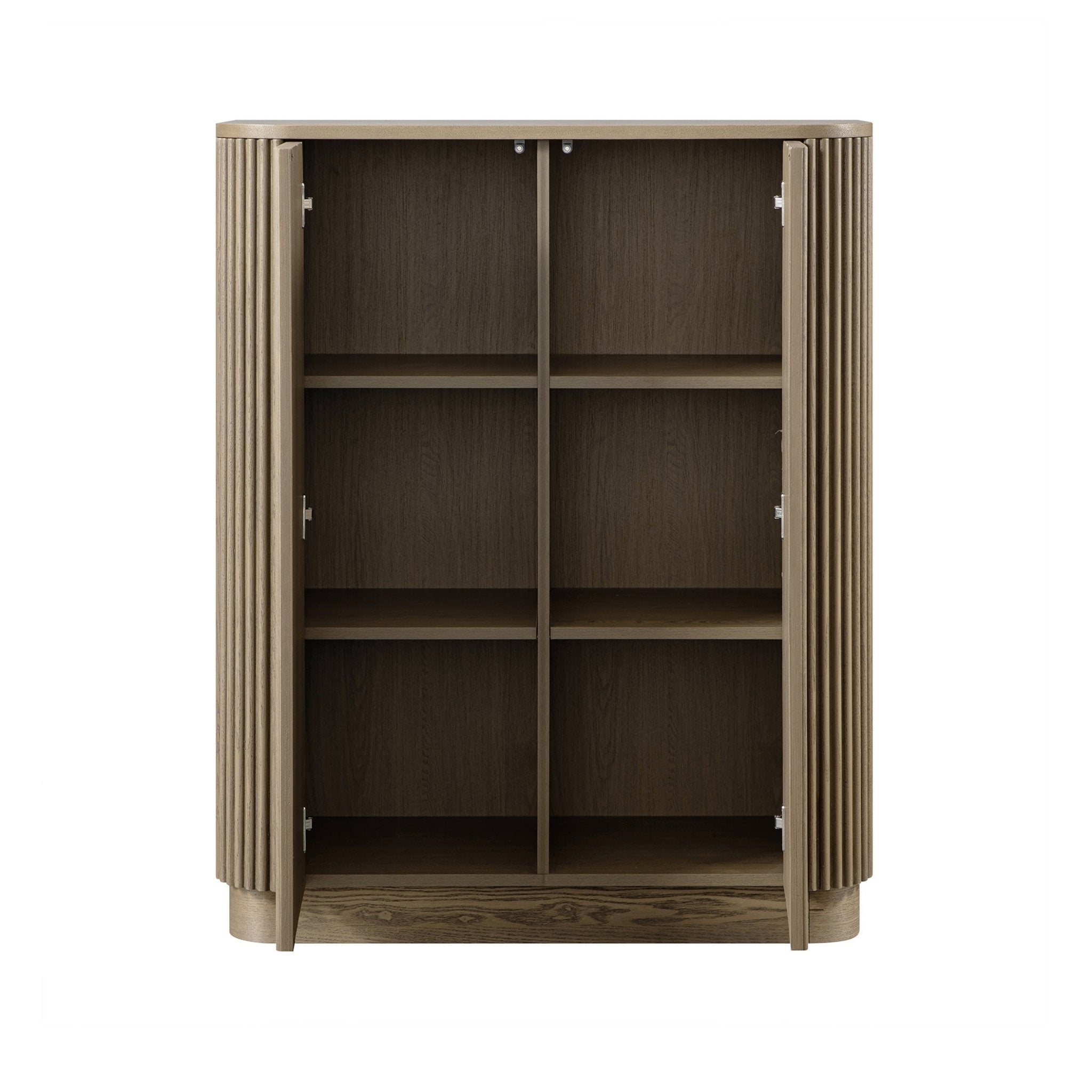 Maru Tall Cabinet, Silver Oak