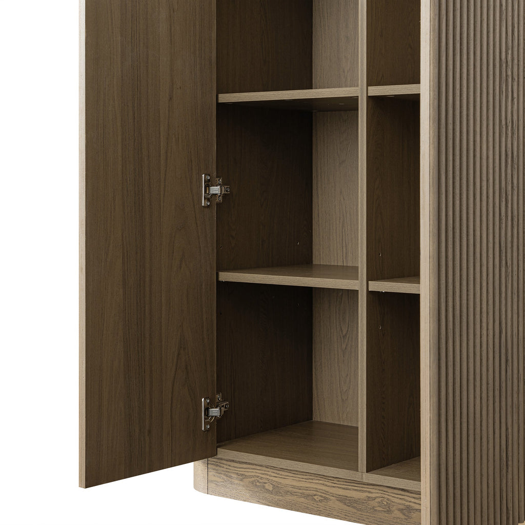 Maru Tall Cabinet, Silver Oak