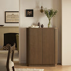 Maru Tall Cabinet, Silver Oak