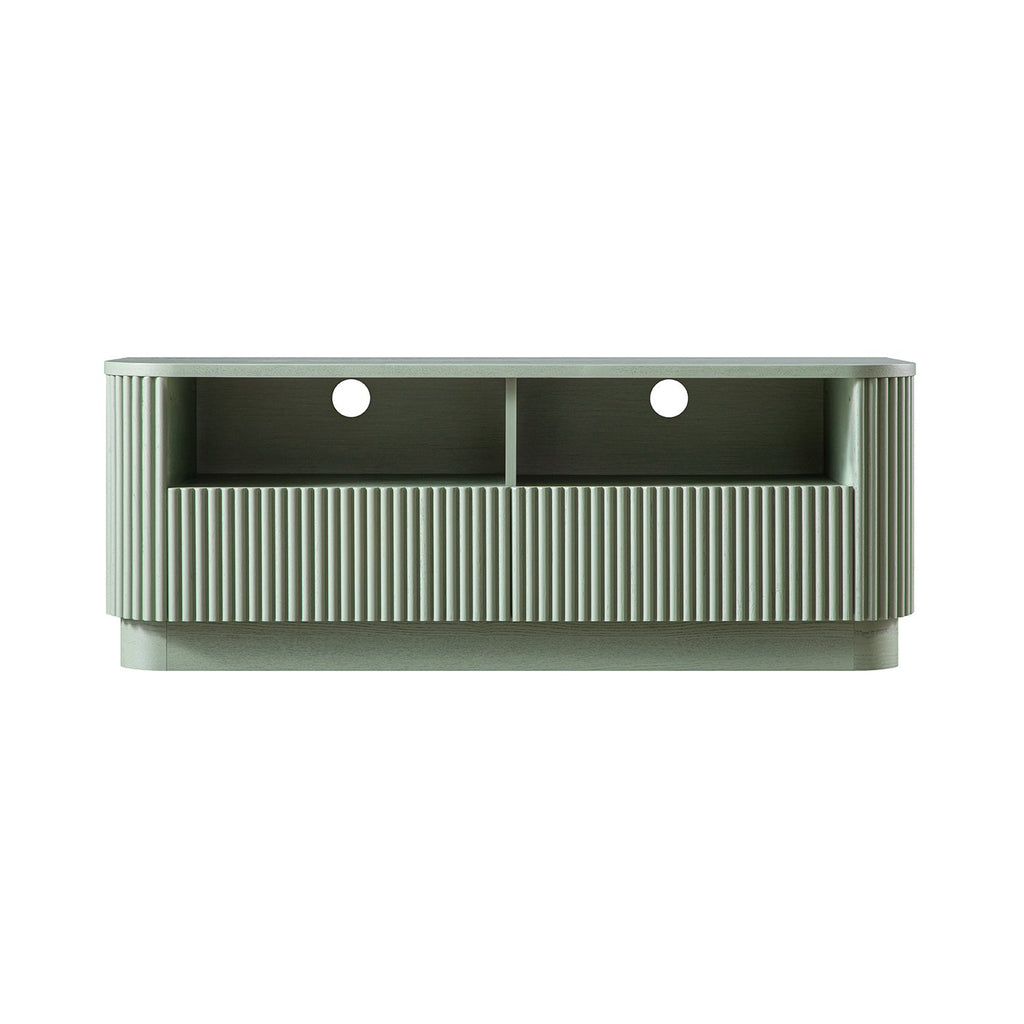 Maru 120cm TV Unit with Drawers, Sage Green