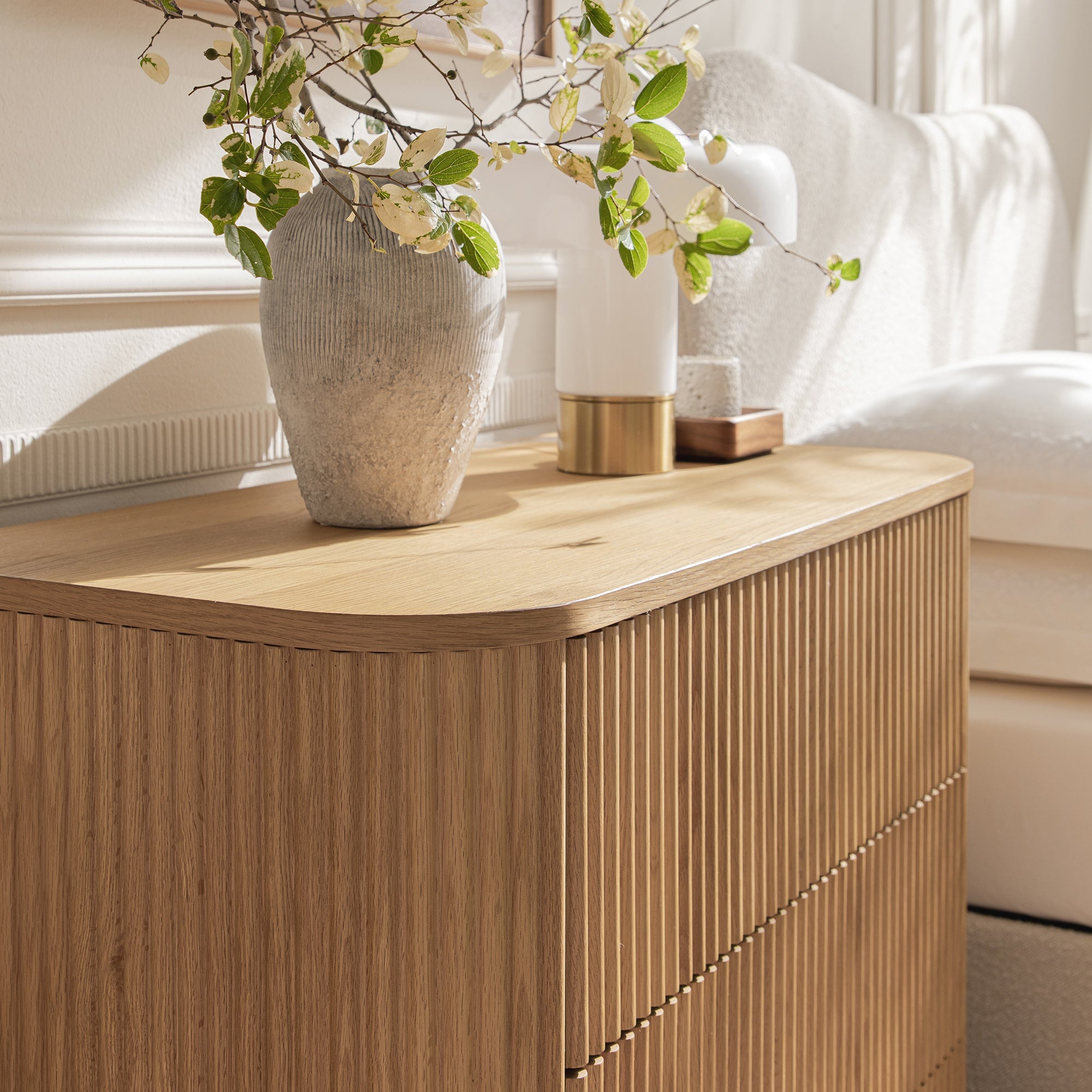 Maru Chest of 3 Drawers, Oak