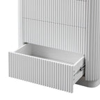 Maru Chest of 5 Drawers, Washed White