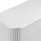 Maru Chest of 5 Drawers, Washed White