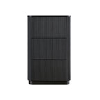Maru 3-Door Shoe Storage Cabinet, Black
