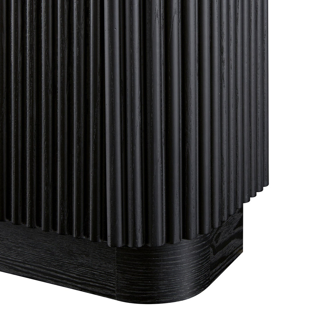 Maru 3-Door Shoe Storage Cabinet, Black