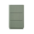 Maru 3-Door Shoe Storage Cabinet, Sage Green