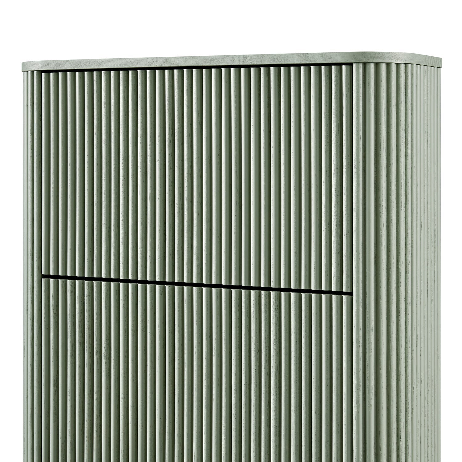 Maru 3-Door Shoe Storage Cabinet, Sage Green