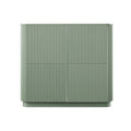 Maru 4-Door Shoe Storage Cabinet, Sage Green