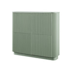 Maru 4-Door Shoe Storage Cabinet, Sage Green