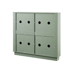 Maru 4-Door Shoe Storage Cabinet, Sage Green